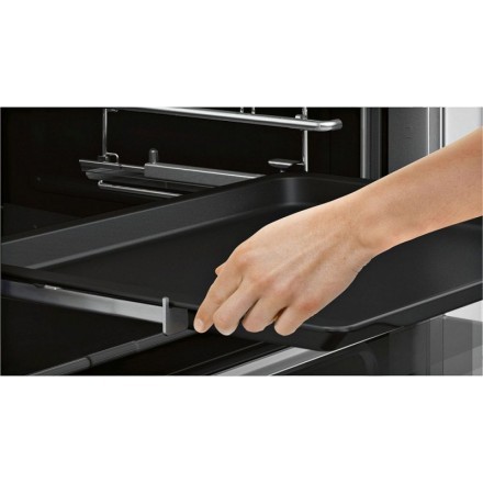 Духовой шкаф  Neff B58VT68H0, цвет серебристый