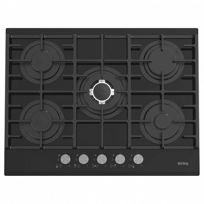 Варочная панель Korting HGG 7835 CTN газовая, цвет черный