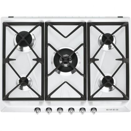 Варочная панель Smeg SR975BGH газовая, цвет белый