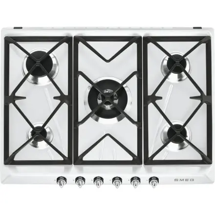 Варочная панель Smeg SR975BGH газовая, цвет белый