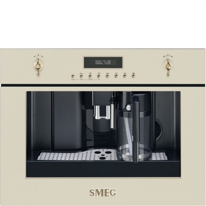 Кофемашина Smeg CMS8451P встраиваемая, цвет кремовый