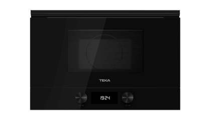 Встраиваемая микроволновая печь с грилем на 22 л с керамической базой/ Коллекция Full Black