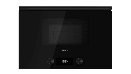 Встраиваемая микроволновая печь с грилем на 22 л с керамической базой/ Коллекция Full Black