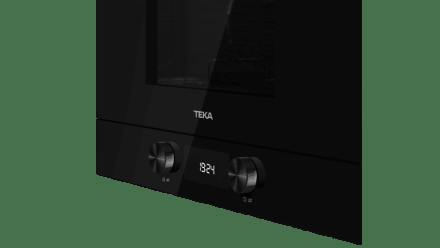 Встраиваемая микроволновая печь с грилем на 22 л с керамической базой/ Коллекция Full Black