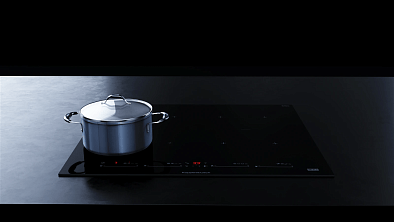 Варочная панель Kuppersbusch KI 6880.1 SR индукционная, цвет черное стекло