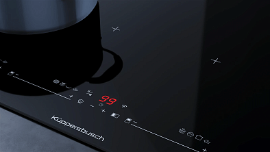 Варочная панель Kuppersbusch KI 6880.1 SR индукционная, цвет черное стекло