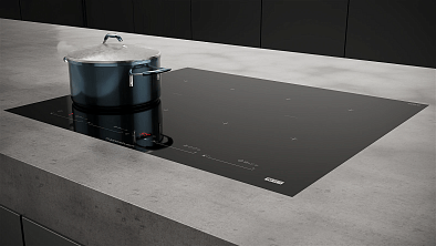 Варочная панель Kuppersbusch KI 6880.1 SR индукционная, цвет черное стекло