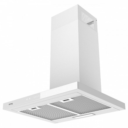 Вытяжка Korting Khc 6989 gw купольная, цвет белое стекло