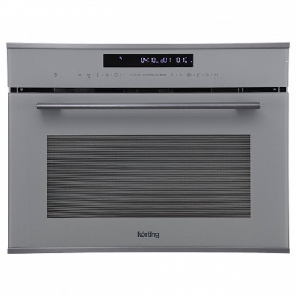 Духовой шкаф Korting Свч okb 3250 mw электрический с функцией свч, цвет серый