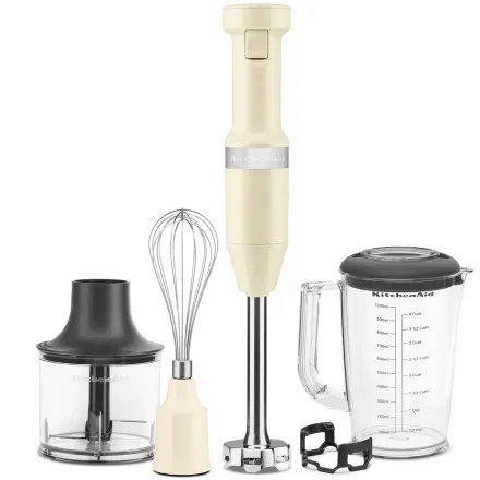Погружной блендер KitchenAid кремовый 5KHBV83EAC