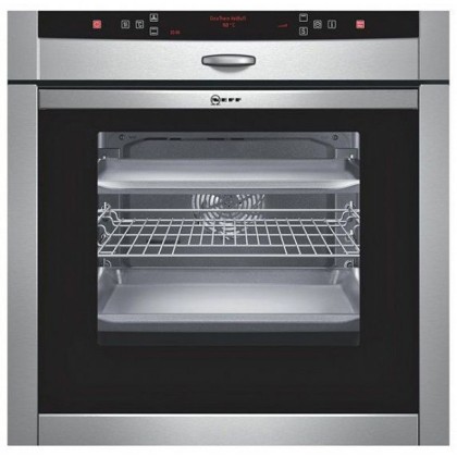Духовой шкаф  Neff B46W74N0, цвет серебристый