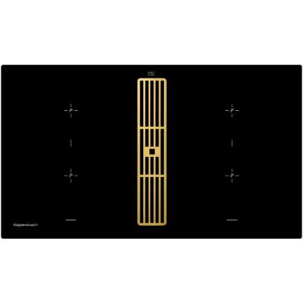 Варочная панель Kuppersbusch KMI 9850.0 SR Gold индукционная с вытяжкой