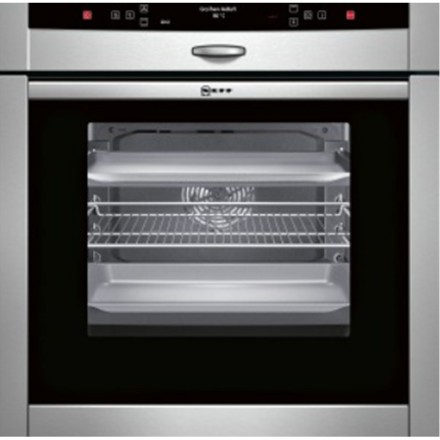 Духовой шкаф  Neff B46W74N3, цвет серебристый