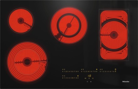 Варочная панель Miele KM6564 FL стеклокерамическая, цвет черный