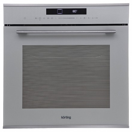 Духовой шкаф Korting Свч okb 1340 mw электрический с функцией свч, цвет серый