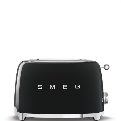 Тостер Smeg TSF01BLEU черный на 2 ломтика