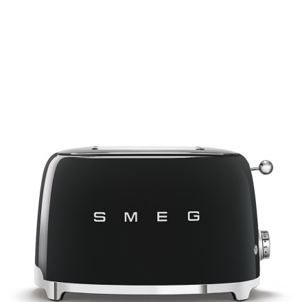 Тостер Smeg TSF01BLEU черный на 2 ломтика