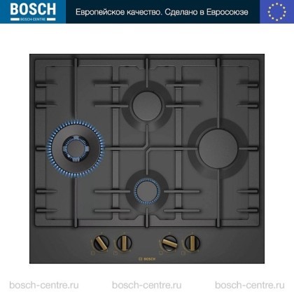 Газовая варочная панель Bosch PCI6B3B90R