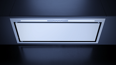 Вытяжка Kuppersbusch DEL 8550.0 W, цвет белое стекло