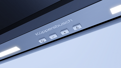 Вытяжка Kuppersbusch DEL 8550.0 W, цвет белое стекло