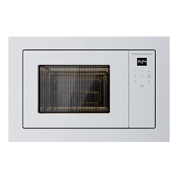 Микроволновая печь Kuppersbusch M 6120.0 W, цвет белое стекло