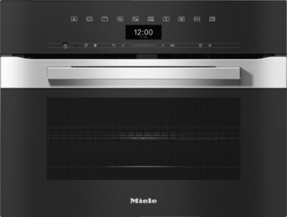Духовой шкаф с свч Miele H7440BM CLST, цвет нержавеющая сталь
