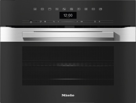 Духовой шкаф с свч Miele H7440BM CLST, цвет нержавеющая сталь