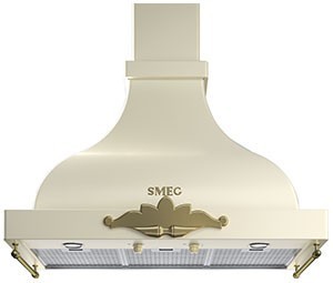 Вытяжка Smeg KCM900POE настенная, цвет кремовый