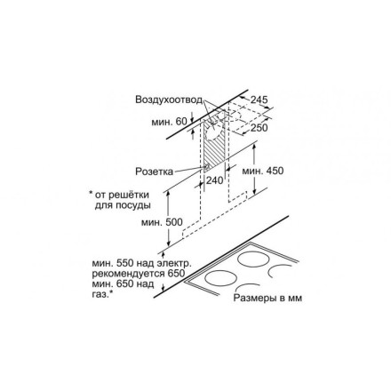 Вытяжка  Neff D65BCP2N0, цвет нержавеющая сталь