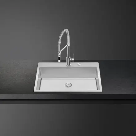 Мойка Smeg VR12S70 нержавеющая сталь матовая