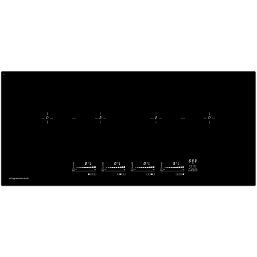 Варочная панель Kuppersbusch KI 9800.0 SR индукционная, цвет черное стекло