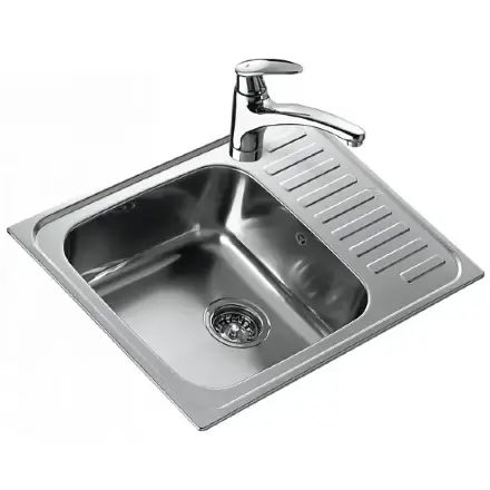 Кухонная мойка Teka Classic 1B 1/2D Polished 10119070
