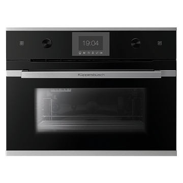 Паровой шкаф Kuppersbusch CD 6350.0 S1 stainless steel, цвет черное стекло