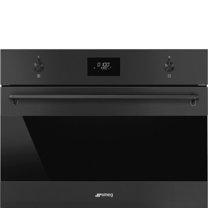 Микроволновая печь Smeg so4301m0n , цвет черный матовый