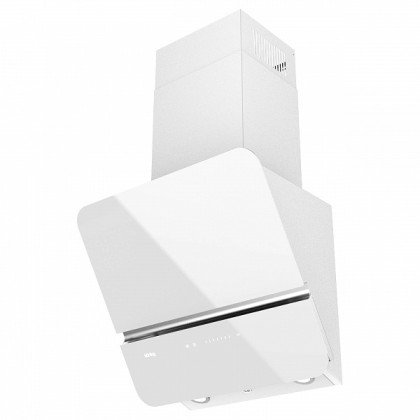 Вытяжка Korting Khc 69499 gw наклонная, цвет белое стекло