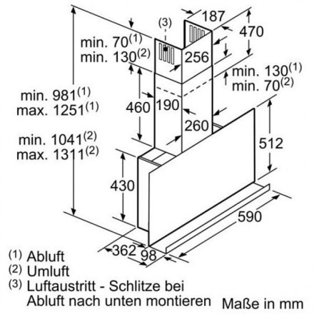 Вытяжка  Neff D65FRM1S0, цвет чёрный
