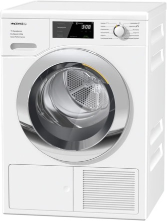 Сушильная машина Miele TEF765WP chrome edition, цвет белый