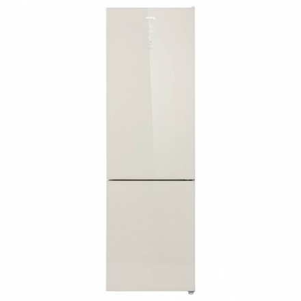 Холодильник Korting Knfc 62370 gb, цвет бежевое стекло