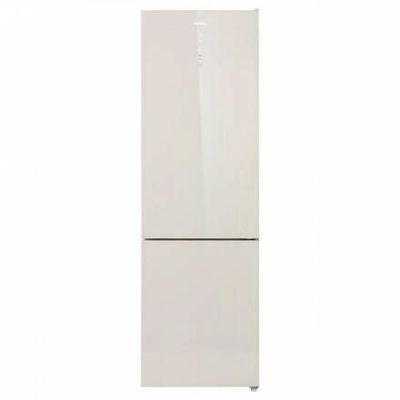 Холодильник Korting Knfc 62370 gb, цвет бежевое стекло