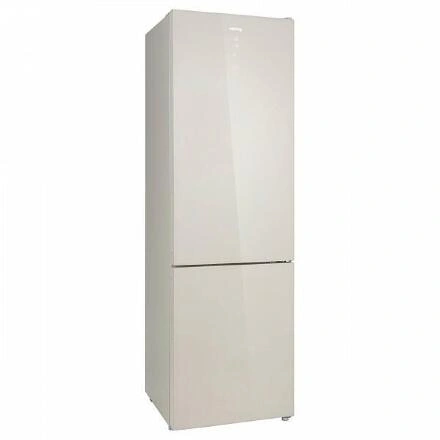 Холодильник Korting Knfc 62370 gb, цвет бежевое стекло