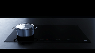 Варочная панель Kuppersbusch KI 8880.1 SR индукционная , цвет черное стекло
