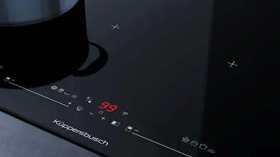 Варочная панель Kuppersbusch KI 8880.1 SR индукционная , цвет черное стекло