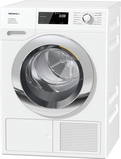Сушильная машина Miele TEF775WP chrome edition, цвет белый