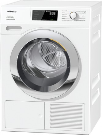 Сушильная машина Miele TEF775WP chrome edition, цвет белый