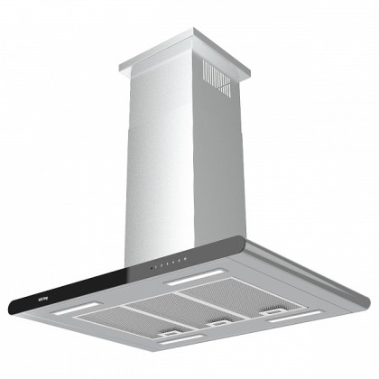 Вытяжка Korting Kha 99360 xgn островная, цвет черное стекло