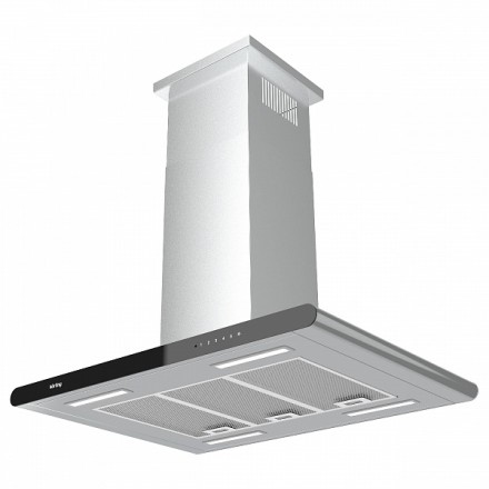 Вытяжка Korting Kha 99360 xgn островная, цвет черное стекло