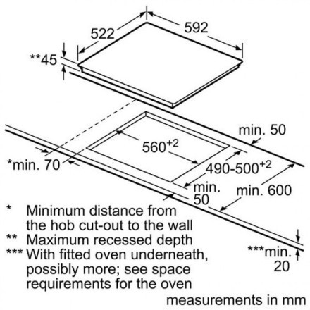 Поверхность  Neff T11B41X2RU, цвет чёрный