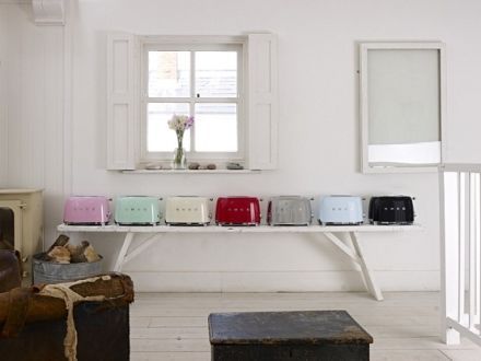 Тостер Smeg TSF01PGEU