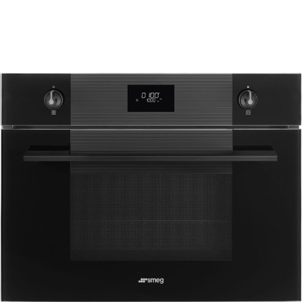 Духовой шкаф Smeg SF4101MCNO с микроволновой печью