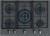 Варочная панель Teka GZC 75331 XBN STONE GREY газовая